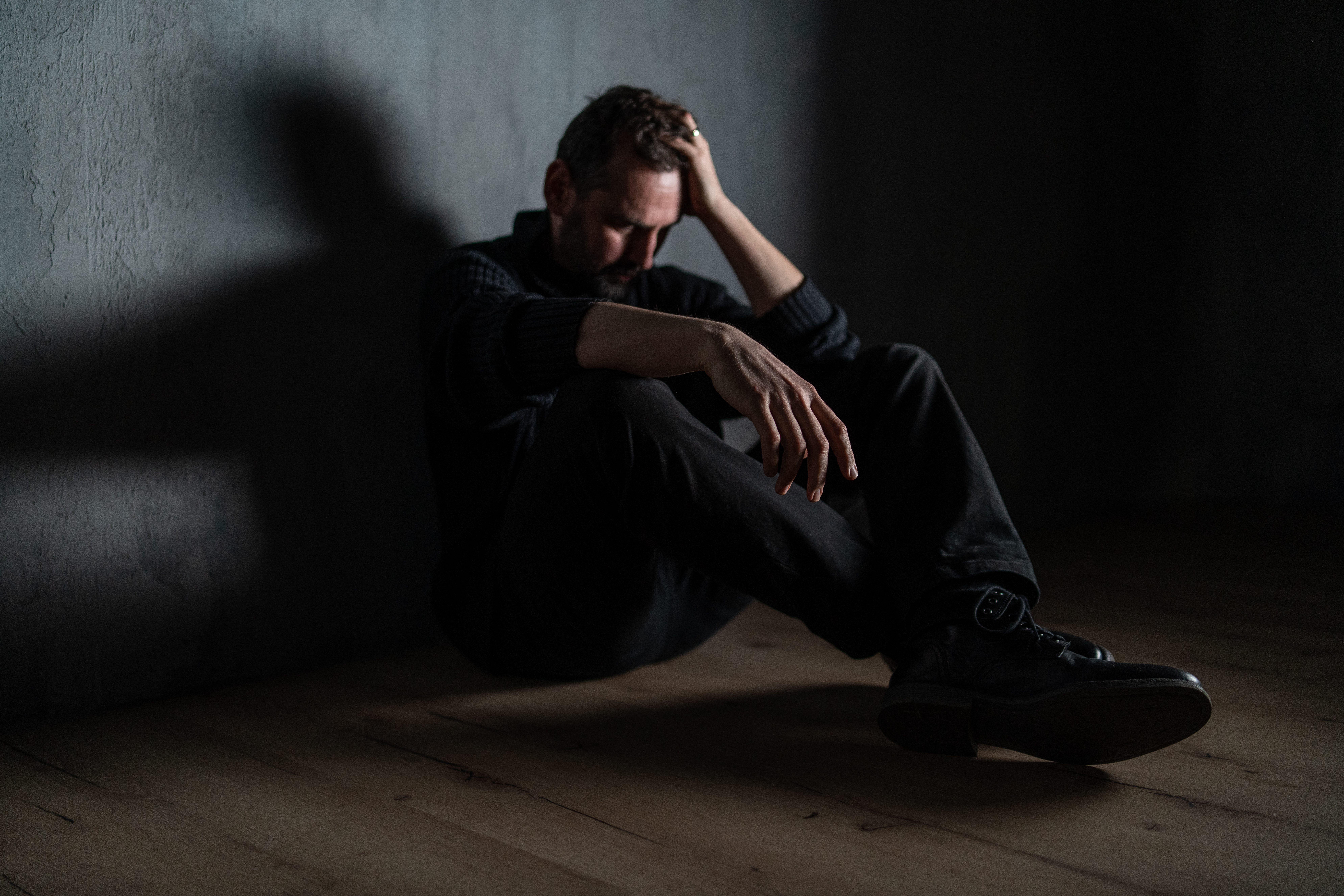 Mann in Depression